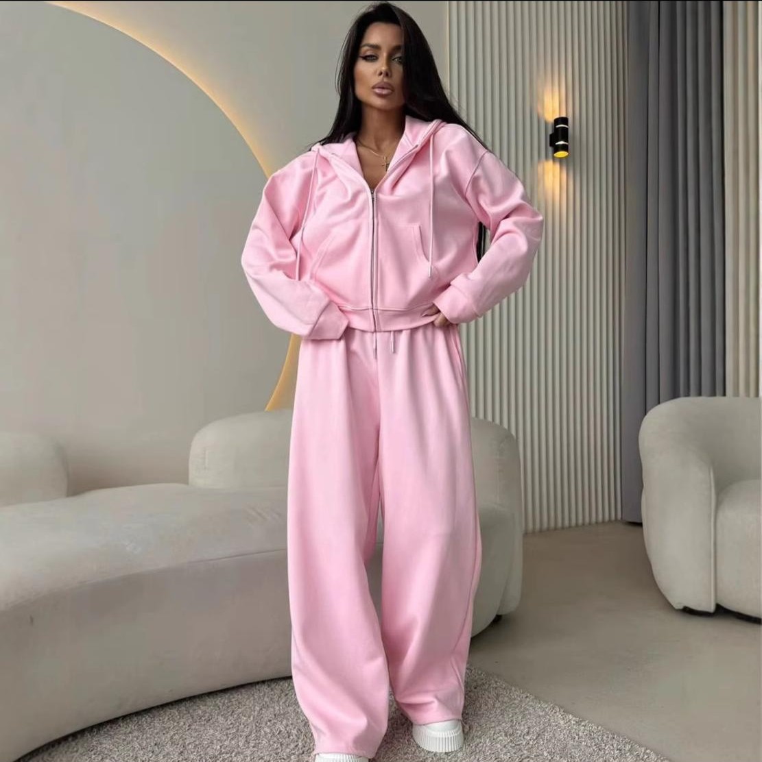 Jacket Set Pink