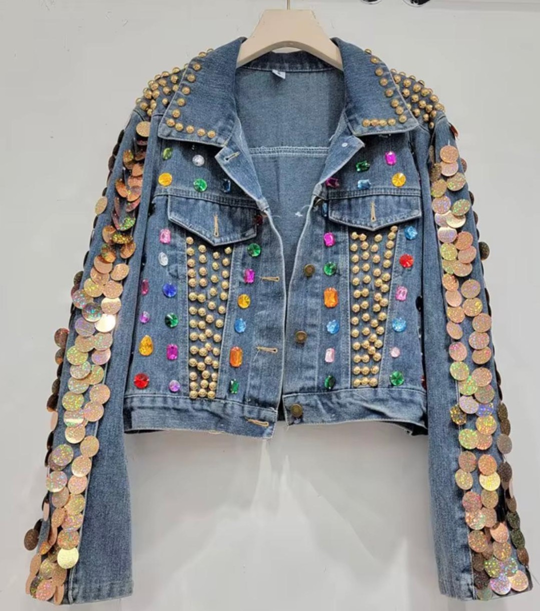 Jeans Jacket With Metals