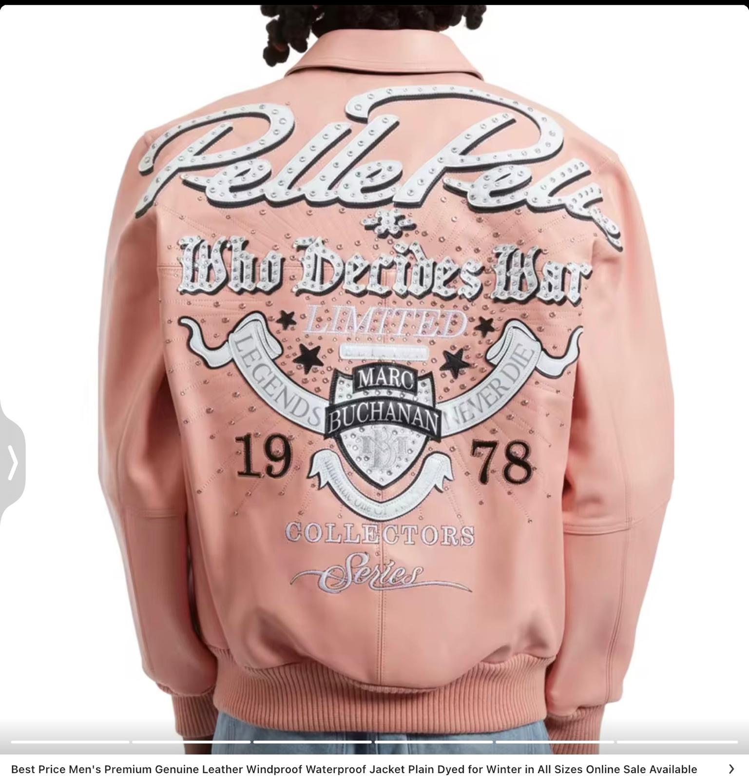 pelle pelle pink jacket