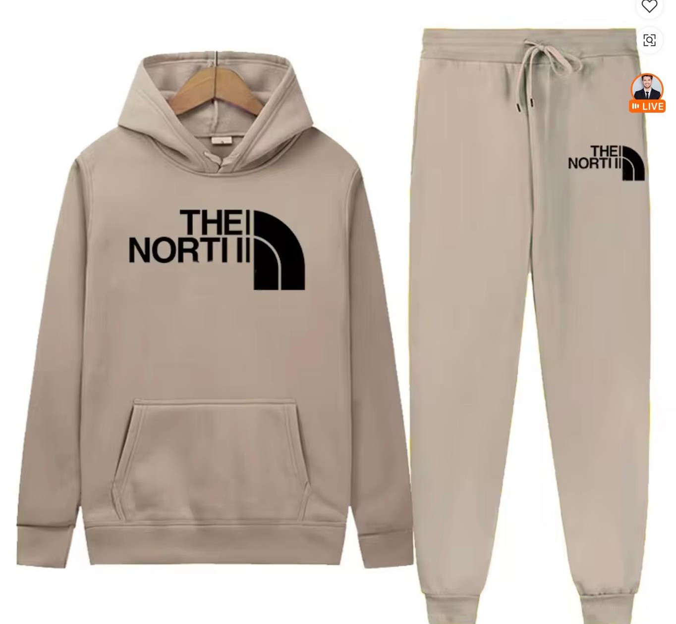Northface Hoodie Set
